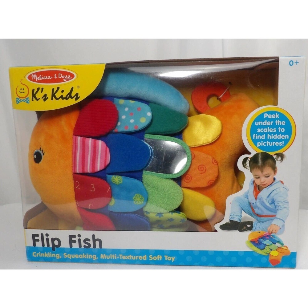 Melissa & Doug 9195 Flip Fish Soft Baby Toy